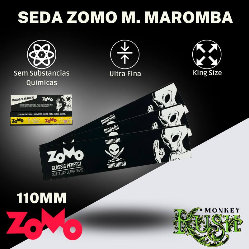 Kit Bandeja Fumo Seda Cuia Slick Piteira De Vidro Dichavador