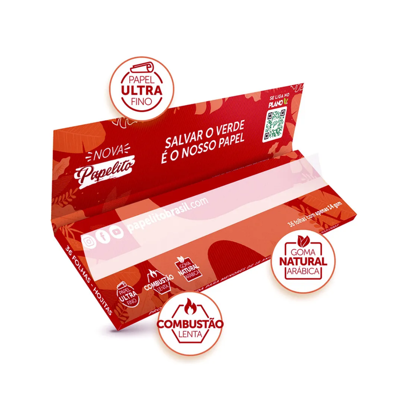 Seda Papelito King Size Extra Large (33 folhas) – Unidade
