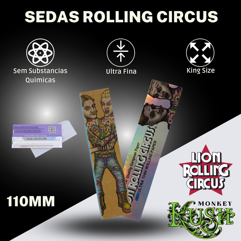 Kit Fumo Case Seda Cuia Bolador Piteira De Vidro Slick Mocó